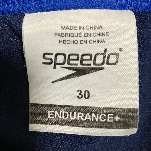 Speedo Endurance+ Flow Force Flyback One Piece Swim Suit Sapphire/Gold 7719932 - Picture 7 of 8